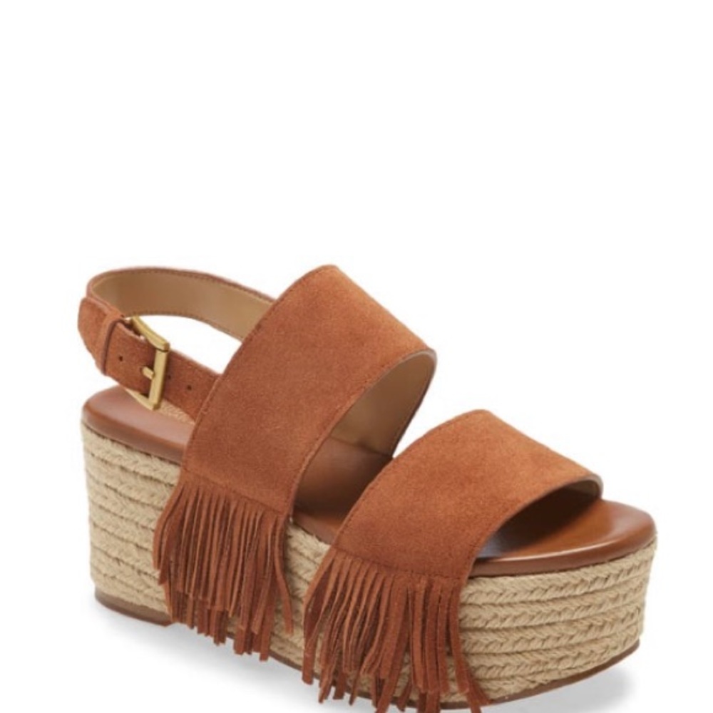 Michael Kors Hana Fringe Platform Sandal